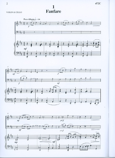 Wiggins, Christopher: Eight for a Start, Op.157A (violin, cello & piano)