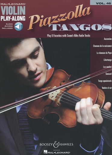 Play-Along Series Vol. 46: Piazzolla Tangos (violin & audio access)