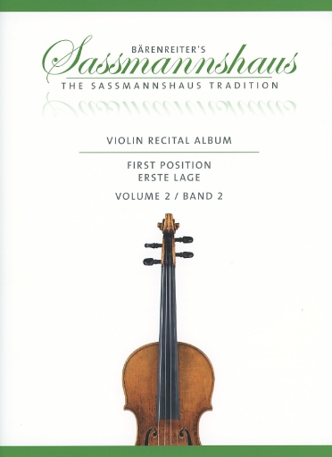 Sassmannshaus, Kurt: Violin Recital Album, Book 2 (violin & piano) Barenreiter