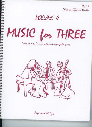 Kelley, Daniel: Music for Three Vol.4 Rags & Waltzes (violin 1)