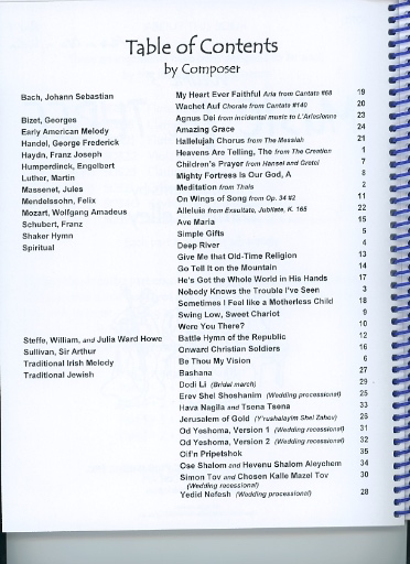 Kelley, Daniel: Music for Three Vol.3 Sacred Music, Spirituals & Traditional Jewish Pieces (violin 1)