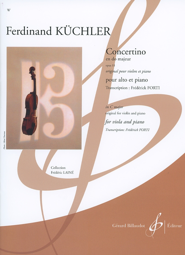 Kuchler: Concertino in G Op. 11 for viola and piano