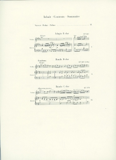 Mozart, W.A. (Guntner/Guntne, ed.): Single Movements KV 261, 269, 373, urtext (violin & piano)