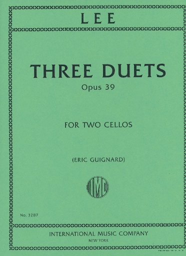 Lee (Guignard): Three Duets Op.39 (2 Cellos)