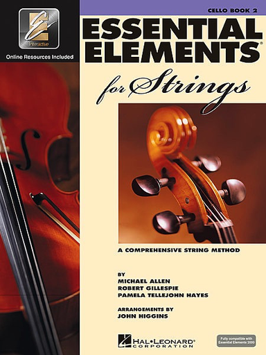 Allen, Gillespie, & Hayes: Essential Elements Interactive, Bk.2 (cello, online resources included)