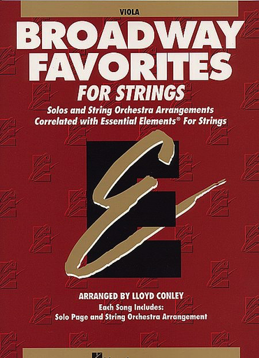 Conley, Lloyd: Broadway Favorites for Strings (viola)