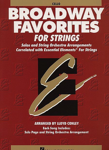Conley, Lloyd: Broadway Favorites for Strings (cello)