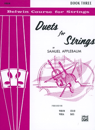 Applebaum, Samuel: Duets for Strings, Book Three (2 violins) Alfred