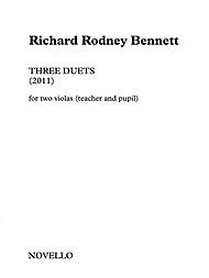 Bennett, R.R.: Three Duets (2 violas, teacher and pupil)