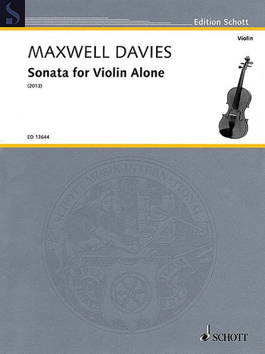 Davies, Maxwell : Sonata for Violin Alone