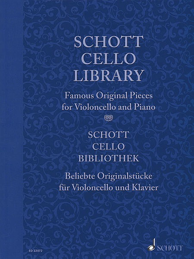 Schott Cello Library Famous Original Pieces (Cello and Piano)