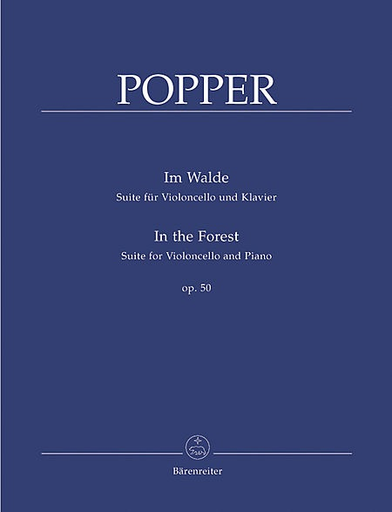 Popper, David: Im Walde (In the Forest) Op. 50 (for Violoncello and Piano) Barenreiter