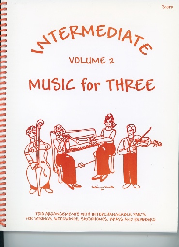 Kelley, Daniel: Music for Three Intermediate Vol.2 (score)