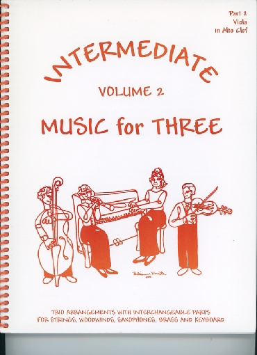 Kelley, Daniel: Music for Three Intermediate Vol.2 (viola)