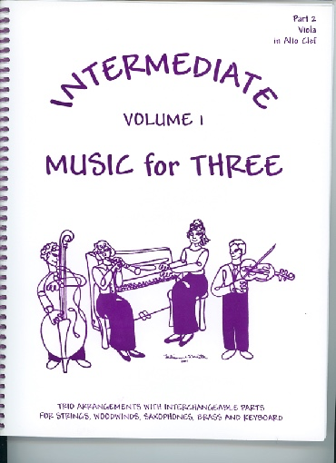 Kelley, Daniel: Music for Three Intermediate Vol.1 (viola)