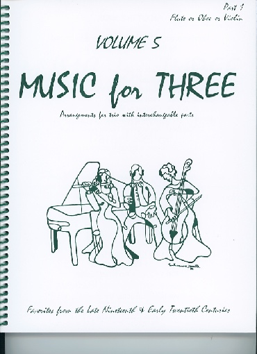 Kelley, Daniel: Music for Three Vol.5 Late 19th-Early 20th Century (violin 1)