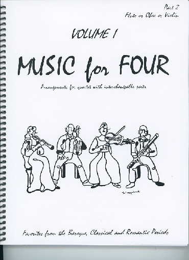 Kelley, Daniel: Music for Four Vol.1 Favorites from the Baroque, Classical & Romantic Periods (Violin 2)