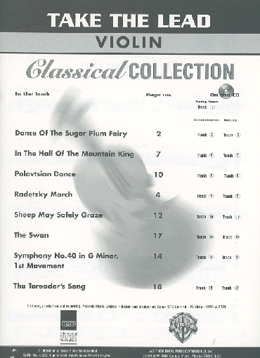 Take the Lead: Classical Collection (violin & CD)