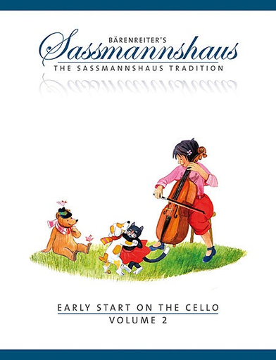 Sassmannshaus, Egon: Early Start on the Cello, Volume 2, Barenreiter