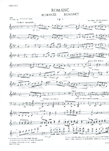 Tchaikovsky, P.I.: Romance Op.5 (violin & piano)