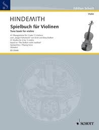 Hindemith, Paul: Tune Book - 41 Studies on the Doflein Method (1 or 2 violins)