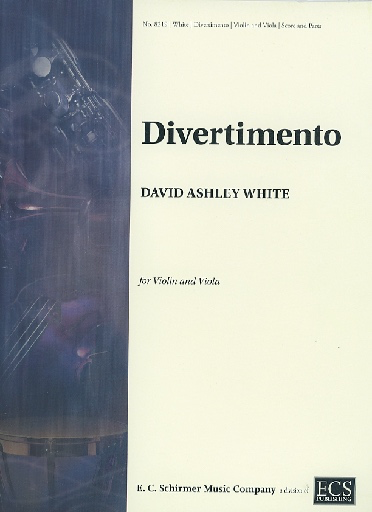 White, David Ashley: Divertimento (violin & viola) ECS Publishing