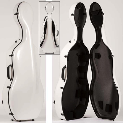 Otto Musica Mirage CC-528 Carbon Hybrid Cello Case, 50% Carbon