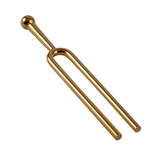 Wittner Clarissima gold-plated tuning fork, 4 5/8", Made in Germany