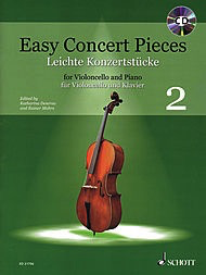 Deserno & Mohrs: Easy Concert Pieces for Violoncello and Piano 2 (cello & piano with CD)