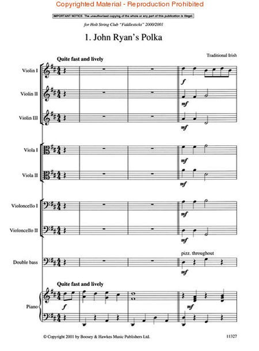 Colledge, K.: Simply 4 Strings: A Celtic Suite (string quintet, string orchestra)