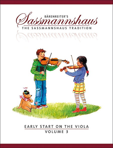 Sassmannshaus: Early Start on the Viola, Vol.3 (2 violas) Barenreiter