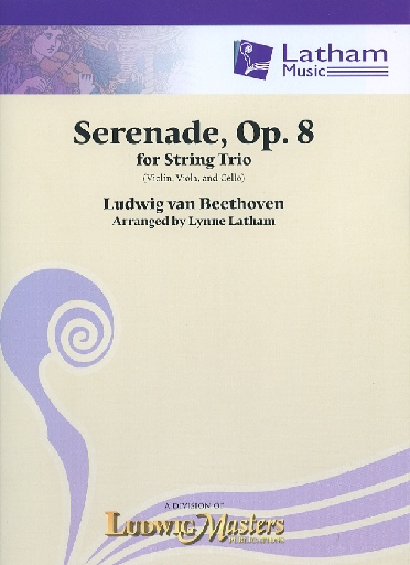 Beethoven, L.: Serenade, Op 8 for String Trio (violin, viola, cello, score and parts)