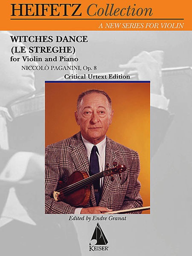 Paganini, N. (Heifetz/Granat): Witches Dance-Le Streghe (violin and piano)