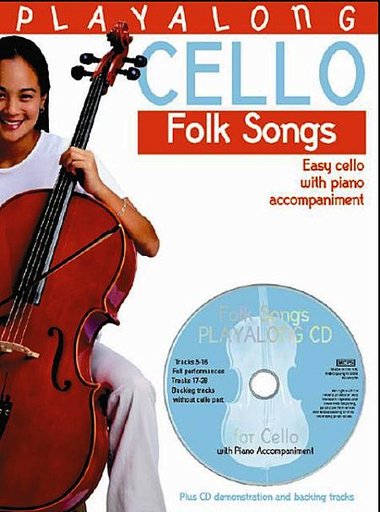 Gedge, David: Playalong Cello Folk Songs-Easy Cello (cello, CD, Piano)