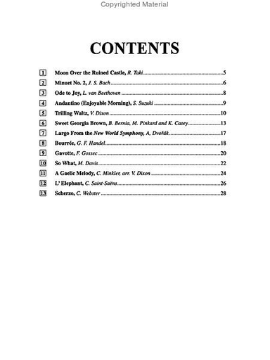 Suzuki: Bass School Vol. 3 (piano accompaniment)