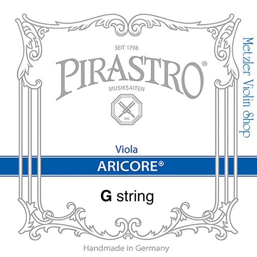(Discontinued)  Pirastro ARICORE viola G string, silver, heavy
