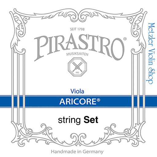 (Discontinued)  Pirastro ARICORE medium viola string set w. aluminum A & D
