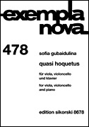 Gubaidulina, S.: Quasi Hoquetus 478 (viola, cello, and piano)