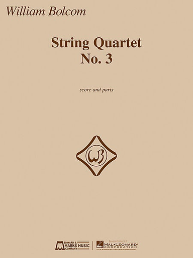 Bolcom, W.: String Quartet, No. 3 (score and parts)