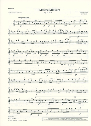 Turner, B.C. (arr.): On Wings of Song; 8 Popular Pieces (2 violins, viola, and cello)