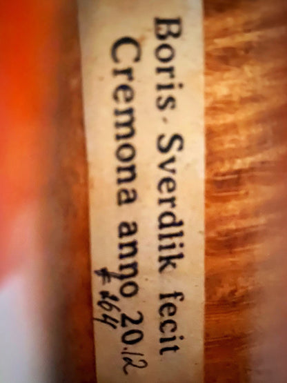 Boris Sverdlik violin, 2012, Cremona, ITALY ***CERT***