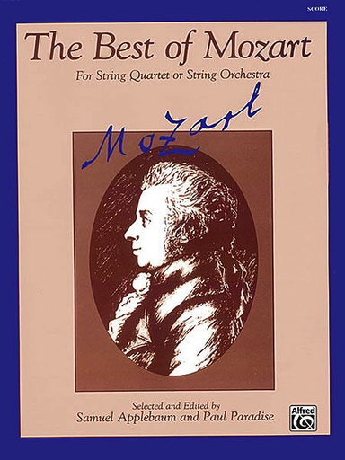 Applebaum, S. & Paul Paradise: The Best of Mozart (Score)