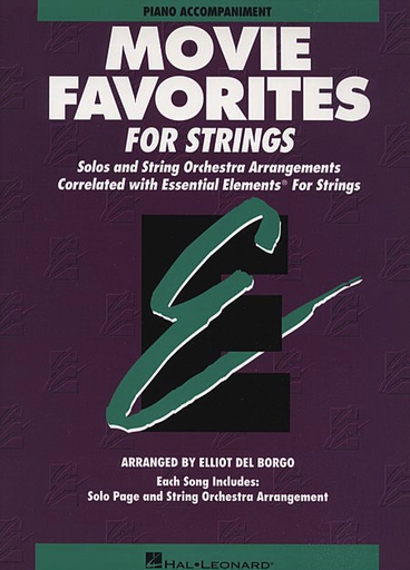 Del Borgo: Movie Favorites for Strings (piano accompaniment)