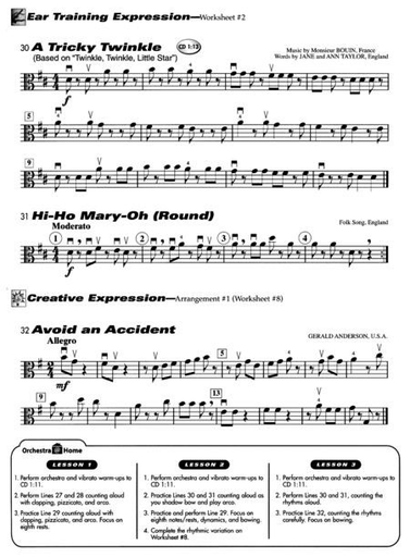Brungard, K.D.: Orchestra Expressions Book 2 (viola & CD) Alfred
