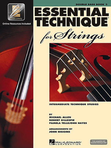 Allen, Gillespie, & Hayes: Essential Technique - Interactive, Bk.3 (bass)(online resources included)