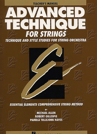 Allen, M., Gillespie, R., & Hayes, P.T.: (Score) Advanced Technique (teacher's manual)