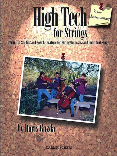 Gazda, Doris: High Tech for Strings (Piano Accompaniment)
