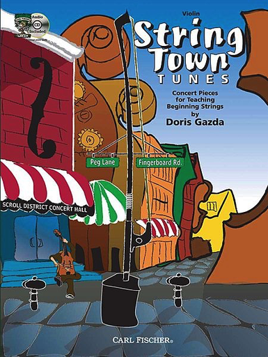 Gazda, Doris: String Town Tunes (violin & CD)