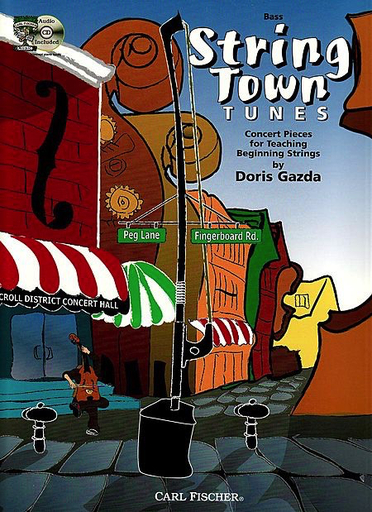 Gazda, Doris: String Town Tunes (bass & CD)