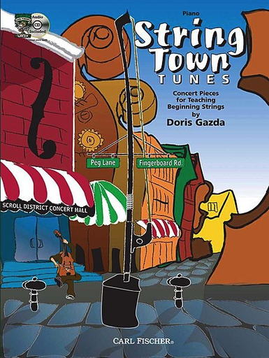 Gazda, Doris: String Town Tunes (piano acc)